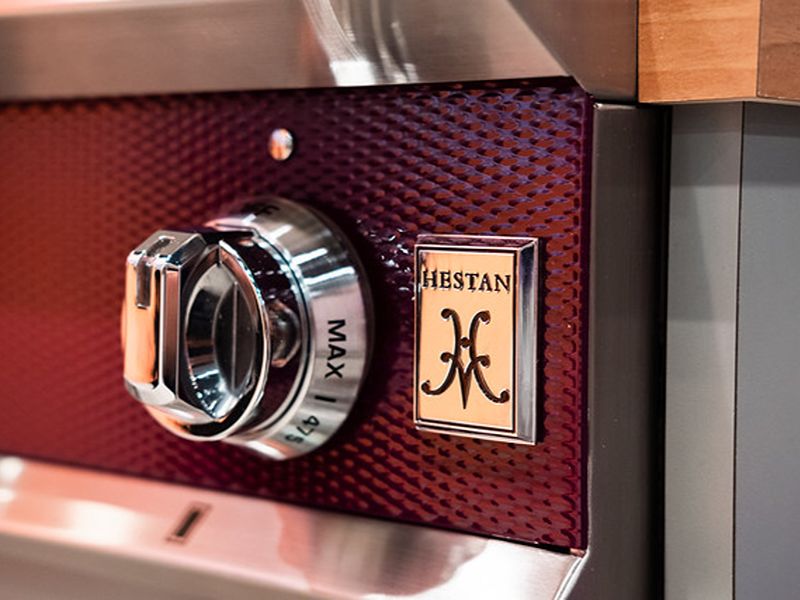 Hestan 36" Rangetop 4 Burner with Griddle — All Gas, Stainless Steel & Custom Finishes