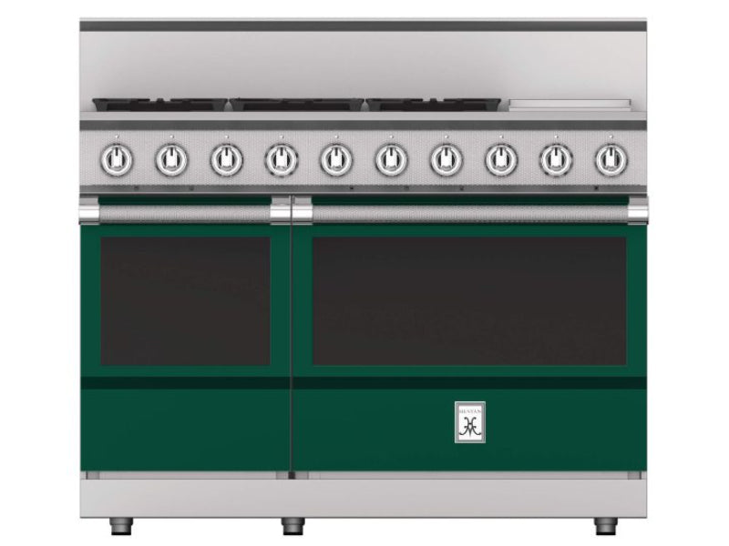 Hestan 48" Range 5 Burner with Griddle — All Gas, Stainless Steel & Custom Colors