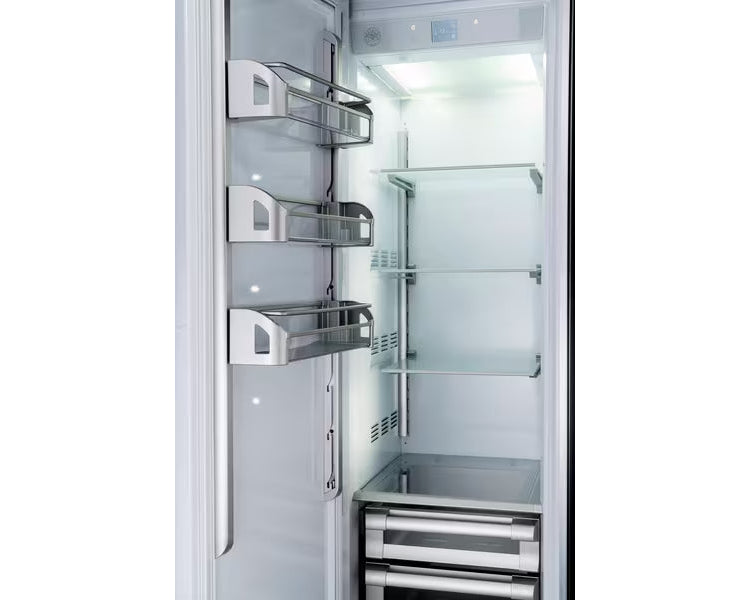 Bertazzoni Professional T-Series 30" Built-In Column Refrigerator - Stainless Steel, Carbonio, & Panel Ready - Right or Left Hinge