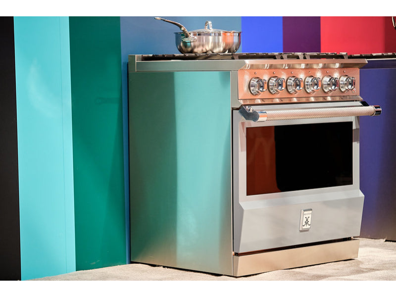 Hestan 30" Range  4 Burner — All Gas, Stainless Steel & Custom Colors