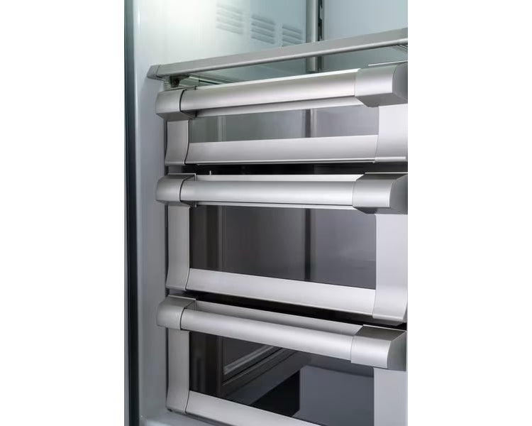 Bertazzoni Professional T-Series 30" Built-In Column Refrigerator - Stainless Steel, Carbonio, & Panel Ready - Right or Left Hinge