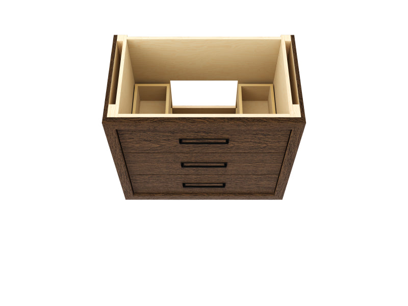 Vanderloc Avalon Three Drawer Single Bathroom Vanity
