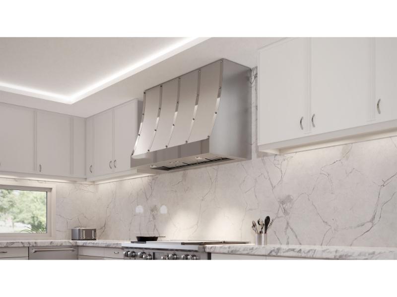 Elica Catania Wall Mount Hood with Trento 600/1200 CFM Insert – Stainless Steel