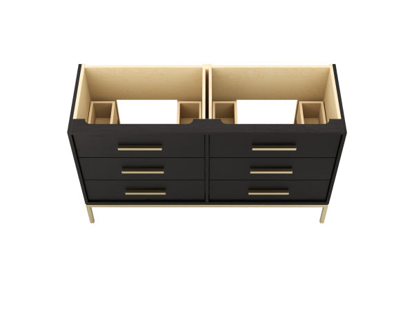 Vanderloc Rift White Oak Double Drawer Bathroom Vanity