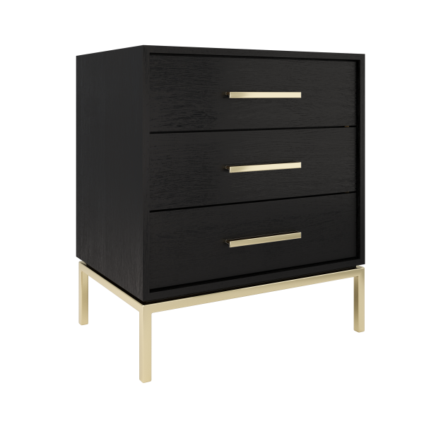 Vanderloc Rift White Oak Three Drawer Single Bathroom Vanity