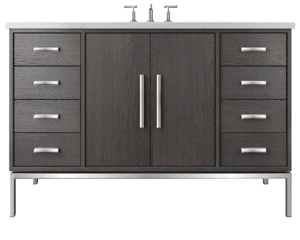 Vanderloc Rift White Oak Single Extra Wide Bathroom Vanity