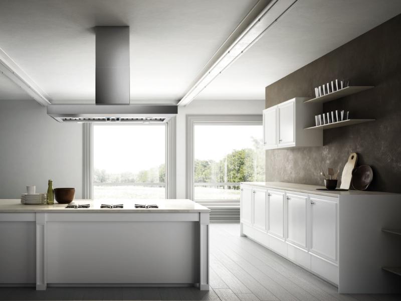 Elica Vavano Island Hood 600 CFM – Stainless Steal