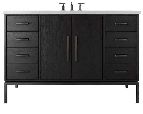 Vanderloc Rift White Oak Single Extra Wide Bathroom Vanity