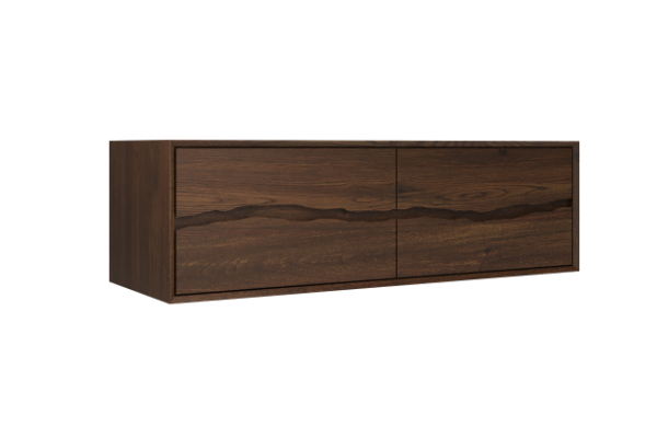 Vanderloc Ventura Four Drawer Double Wall Mounted - Vessel Bathroom Vanity