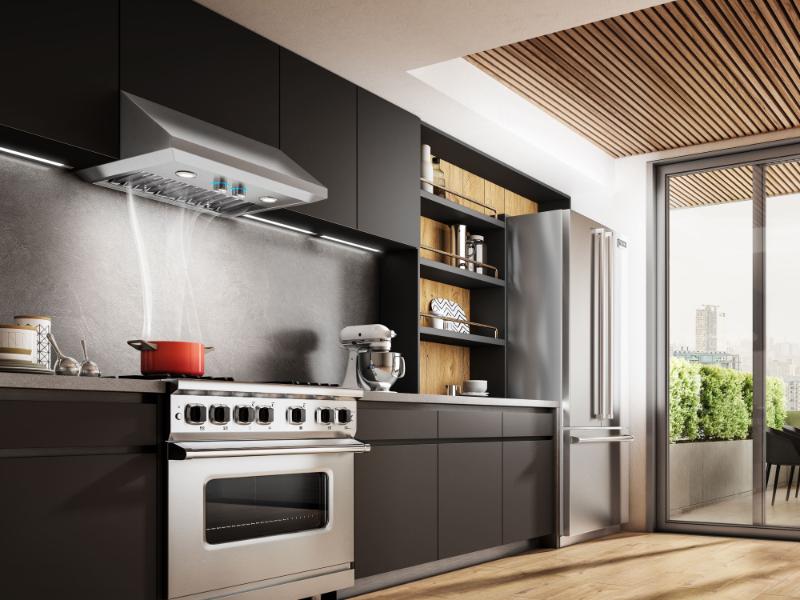 Elica Cervinia Under Cabinet Hood - 600 CFM - Stainless Steal