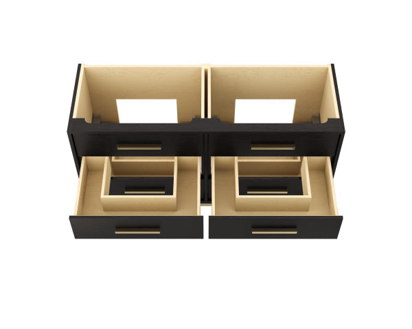 Vanderloc Rift White Oak Double Drawer Bathroom Vanity
