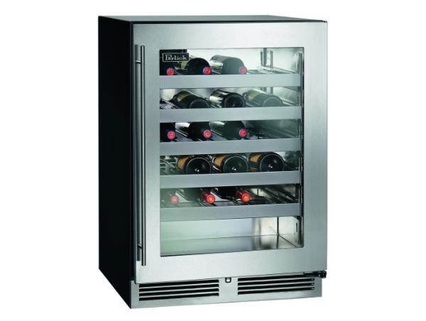 Perlick G5 Core 24" Glass Door Wine Reserve – Indoor/Outdoor Rated - Panel Ready