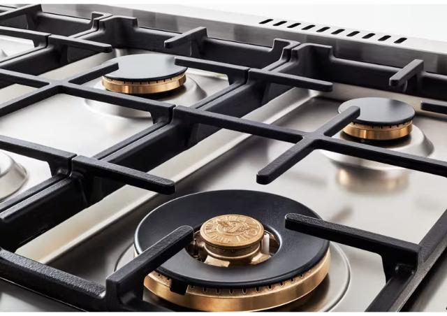 Bertazzoni Professional Series 36" Rangetop: Gas - Stainless Steel