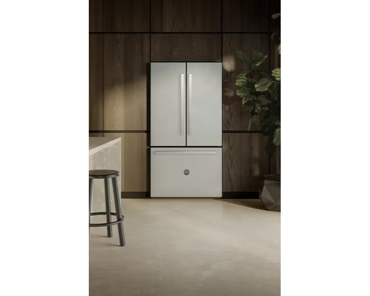 Bertazzoni Professional 36" Counter Depth Freestanding French Door Refrigerator with Ice Maker & Water Dispenser - Stainless Steel, & White