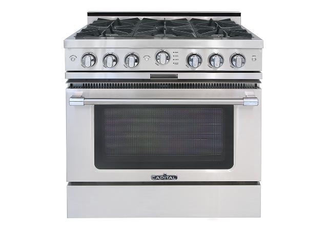 Capital Grand Chef 36" Range - All Gas — Multiple Finishes