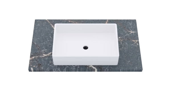 Vanderloc Silestone® Quartz Vanity Top - Single Vigo Centered Sink