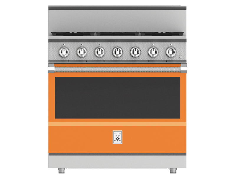 Hestan 36" Range  5 Burner — All Gas, Stainless Steel & Custom Finishes