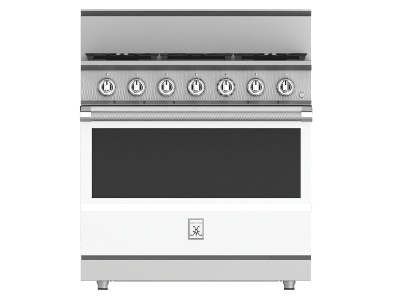 Hestan 36" Range  5 Burner — All Gas, Stainless Steel & Custom Finishes