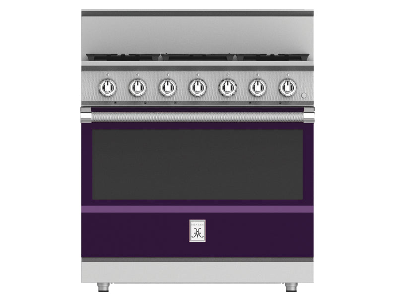 Hestan 36" Range  5 Burner — All Gas, Stainless Steel & Custom Finishes