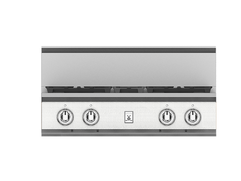 Hestan 30" Rangetop 4 Burner — All Gas, Stainless Steel & Custom Finishes