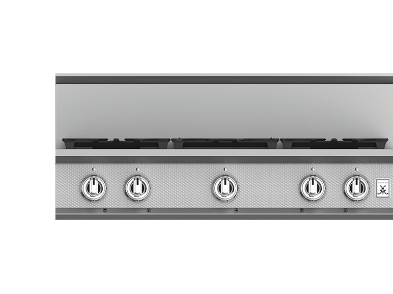 Hestan 36" Rangetop 5 Burner — All Gas, Stainless Steel & Custom Finishes