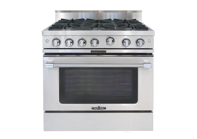Capital Classic Chef 36" Range - All Gas — Multiple Finishes