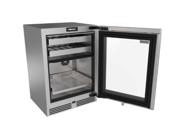 Perlick G5 Luxe 24" Glass Door Wine & Beverage – Indoor/Outdoor Rated - Panel Ready