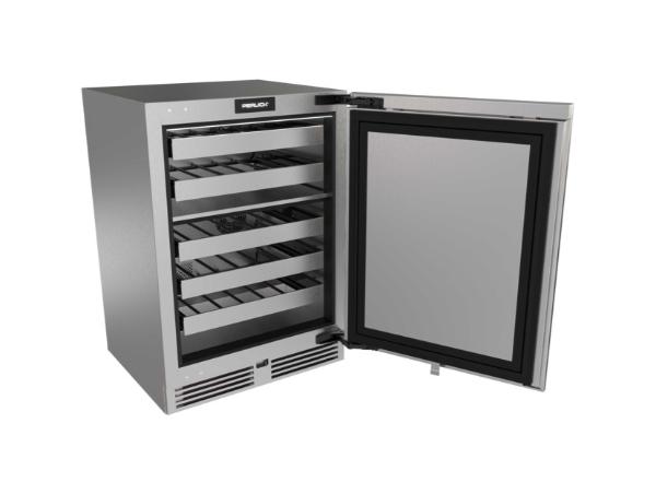 Perlick G5 Luxe 24" Solid Door Dual Zone Wine Reserve – Indoor/Outdoor Rated - Panel Ready