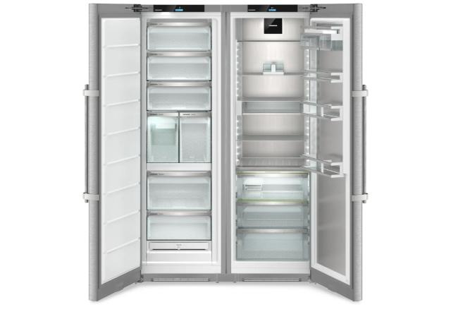 Liebherr 48" Side-by-Side Freesstanding Refrigerator / Freezer with IceTower & BioFresh – Stainless Steel