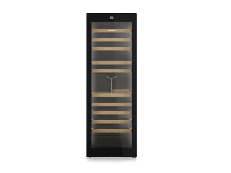 Liebherr 27" Freestanding Wine Storage Refrigerator - Triple Zone - Vinidor Selection - Black Glass