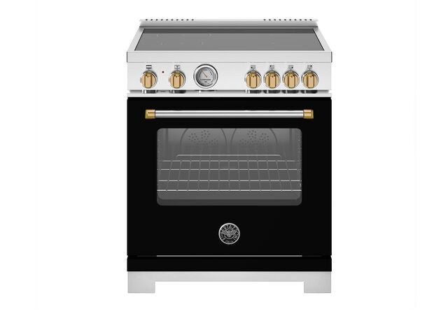 Bertazzoni Master Series 30" Range: Gas, Dual Fuel, and Induction — Stainless Steel, Black, and White