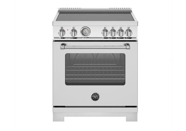 Bertazzoni Master Series 30" Range: Gas, Dual Fuel, and Induction — Stainless Steel, Black, and White