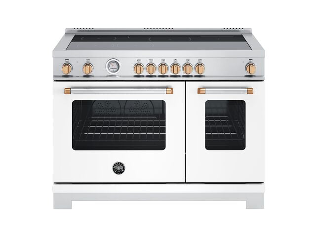 Bertazzoni Master Series 48" Range: Gas, Dual Fuel, and Induction — Stainless Steel, Black, and White