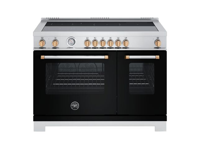 Bertazzoni Master Series 48" Range: Gas, Dual Fuel, and Induction — Stainless Steel, Black, and White