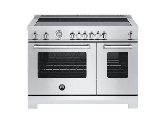 Bertazzoni Master Series 48" Range: Gas, Dual Fuel, and Induction — Stainless Steel, Black, and White