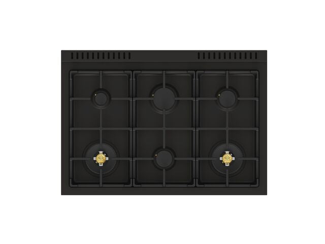 Bertazzoni Professional Series 36" Range:  Gas, Dual Fuel, and Induction — Multiple Finishes