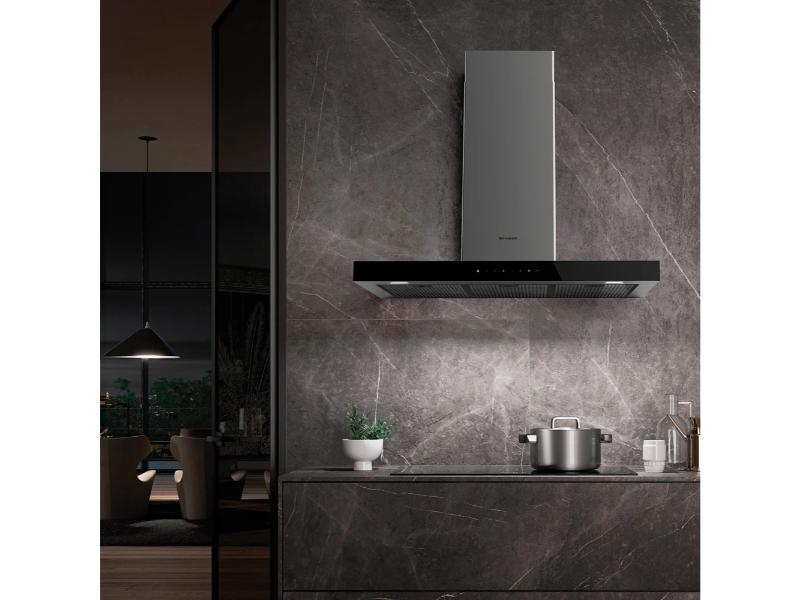 Faber Stilo Glass Wall Mount - 600 CFM - Stainless Steal