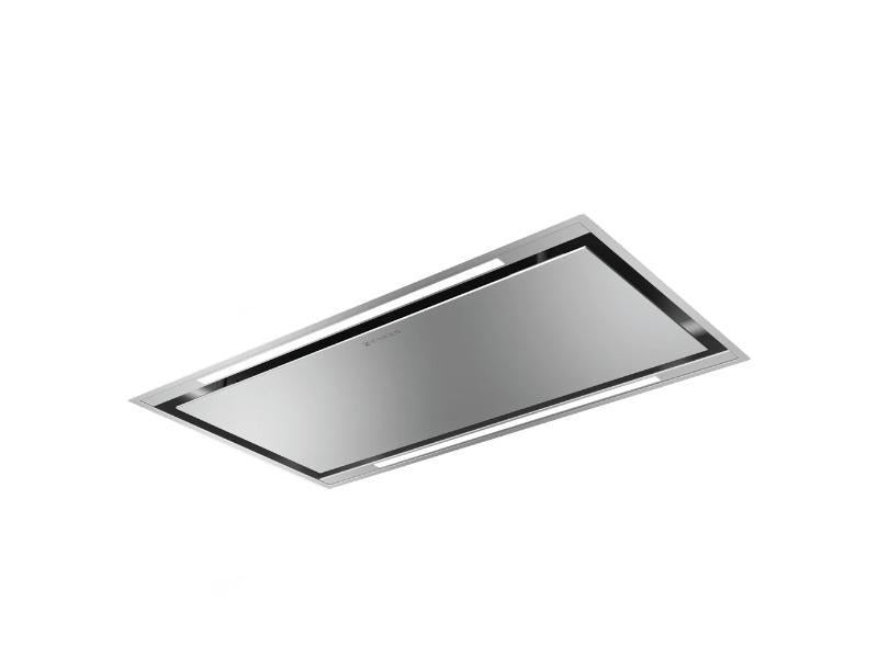 Faber Stratus Isola Ceiling Hood - 600 CFM - Stainless Steel & White Glass