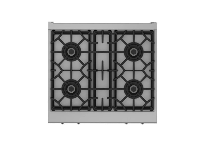 Hestan 30" Range  4 Burner — All Gas, Stainless Steel & Custom Finishes