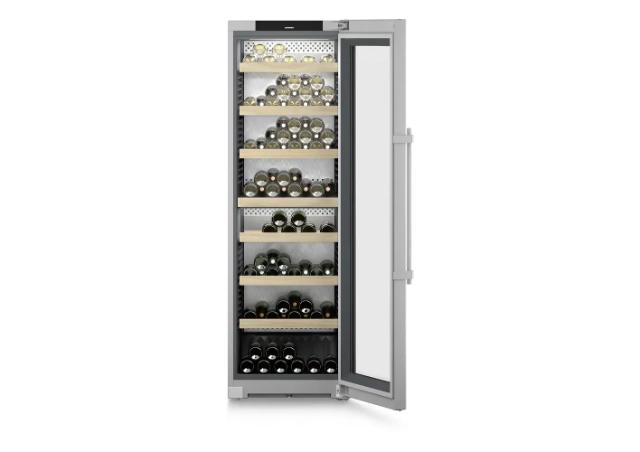 Liebherr 24" Freestanding Wine Storage Refrigerator - Dual Zone - Stainless Steel