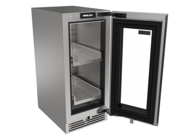 Perlick G5 Luxe 15" Glass Door Refrigerator – Indoor/Outdoor Rated - Panel Ready