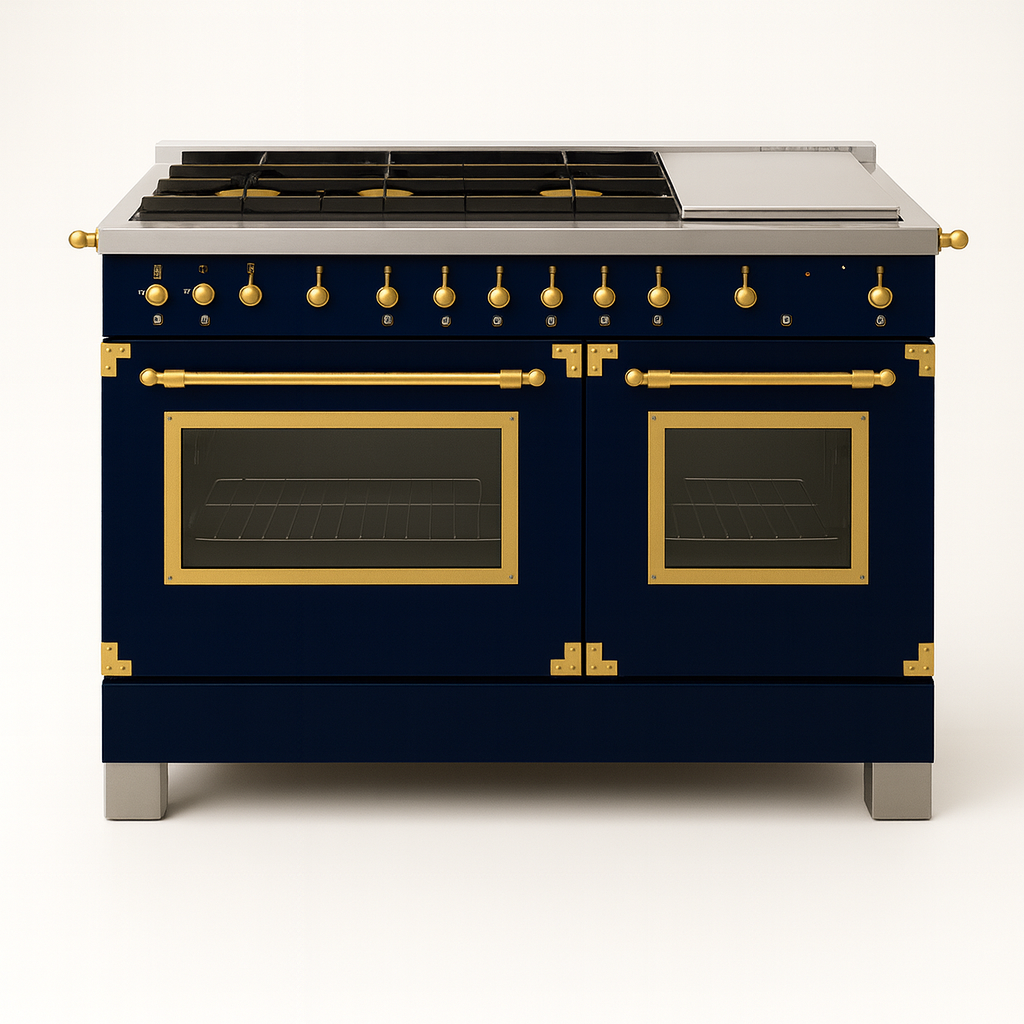 Royale Imperial Blue - 48" Dual-Fuel Range