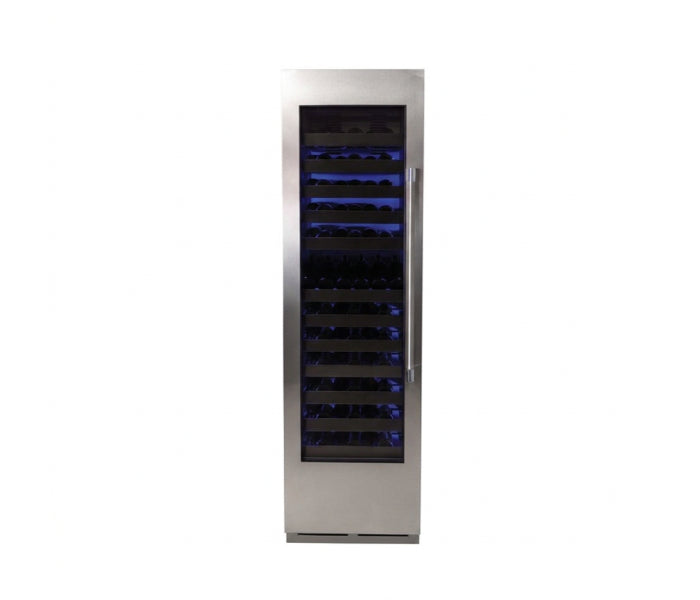 Perlick C-Series 24" Glass Door Single Zone Wine Column – Indoor - Stainless Steel & Panel Ready - Right & Left Hinge