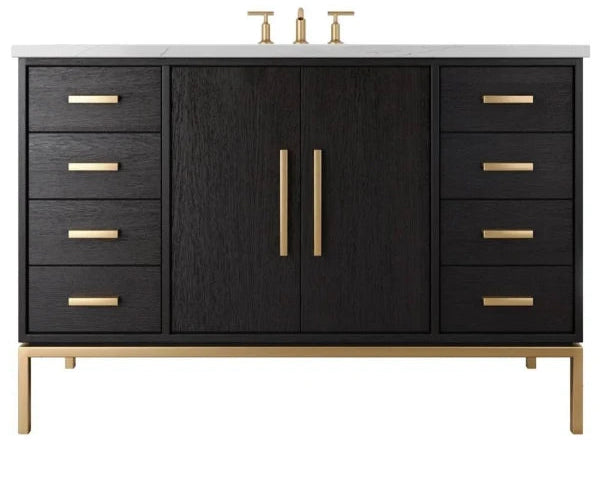 Vanderloc Rift White Oak Single Extra Wide Bathroom Vanity
