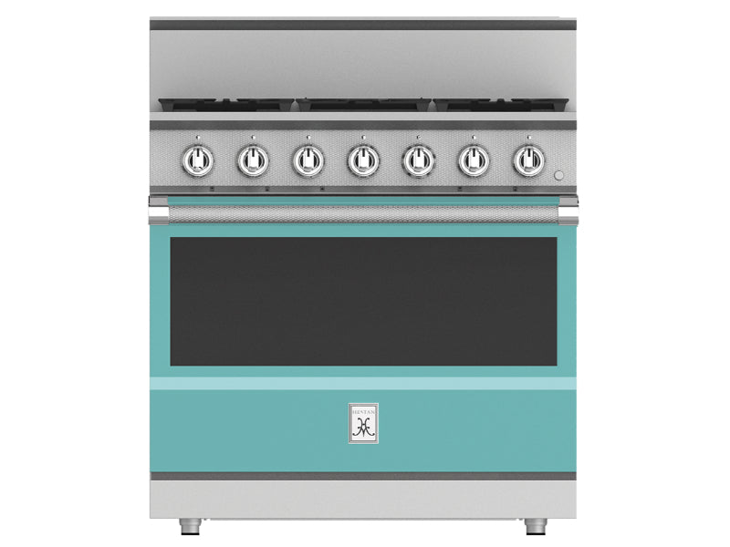 Hestan 36" Range  5 Burner — All Gas, Stainless Steel & Custom Finishes