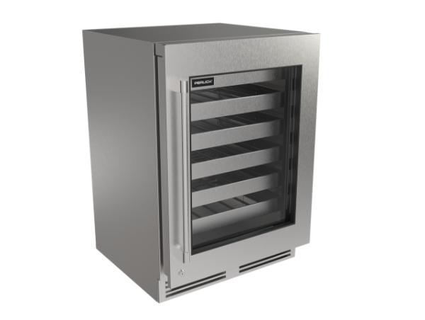 Perlick G5 Core 24" Glass Door Wine Reserve – Indoor/Outdoor Rated - Panel Ready