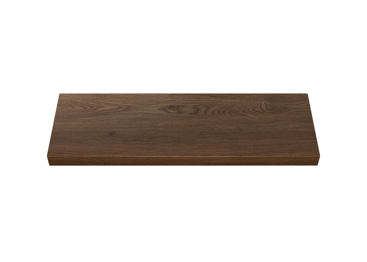 Vanderloc Plain Sliced Oak Floating Shelf