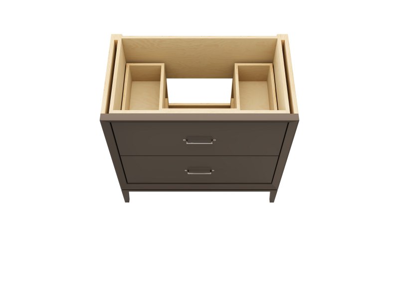 Vanderloc Alexandra Two Drawer Single Bathroom Vanity