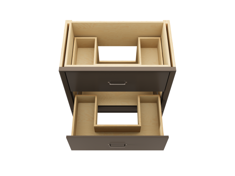 Vanderloc Alexandra Two Drawer Single Bathroom Vanity