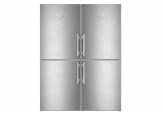 Liebherr 60" Side-by-Side Freestanding Refrigerator / Freezer with Ice Maker  – Stainless Steel